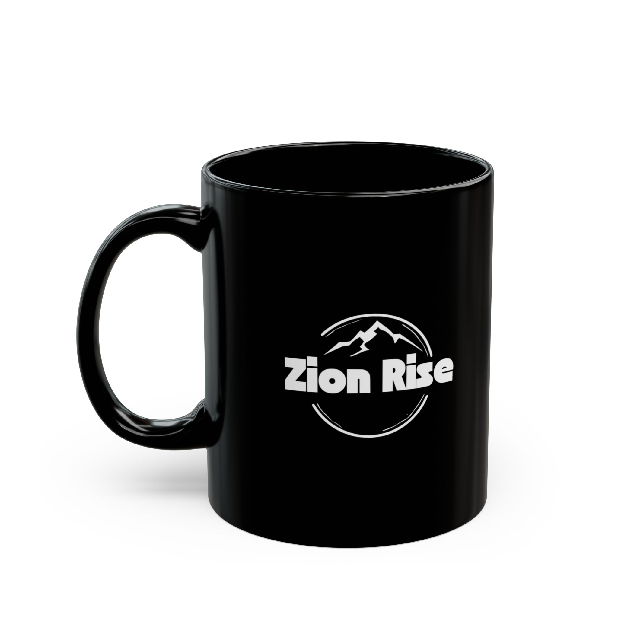 Zion Rise Black Coffee Mug — Mountain Logo Ceramic Mug (11oz & 15oz) - Image 4