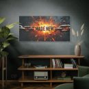 Made New Canvas Wall Art — Explosive Inspirational Typography