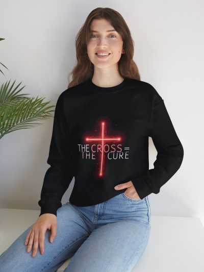 Faith-Inspired Heavy Blend Crewneck Sweatshirt, Christian Sweatshirt, Gospel Gift, Religious Apparel, Inspirational Clothing
