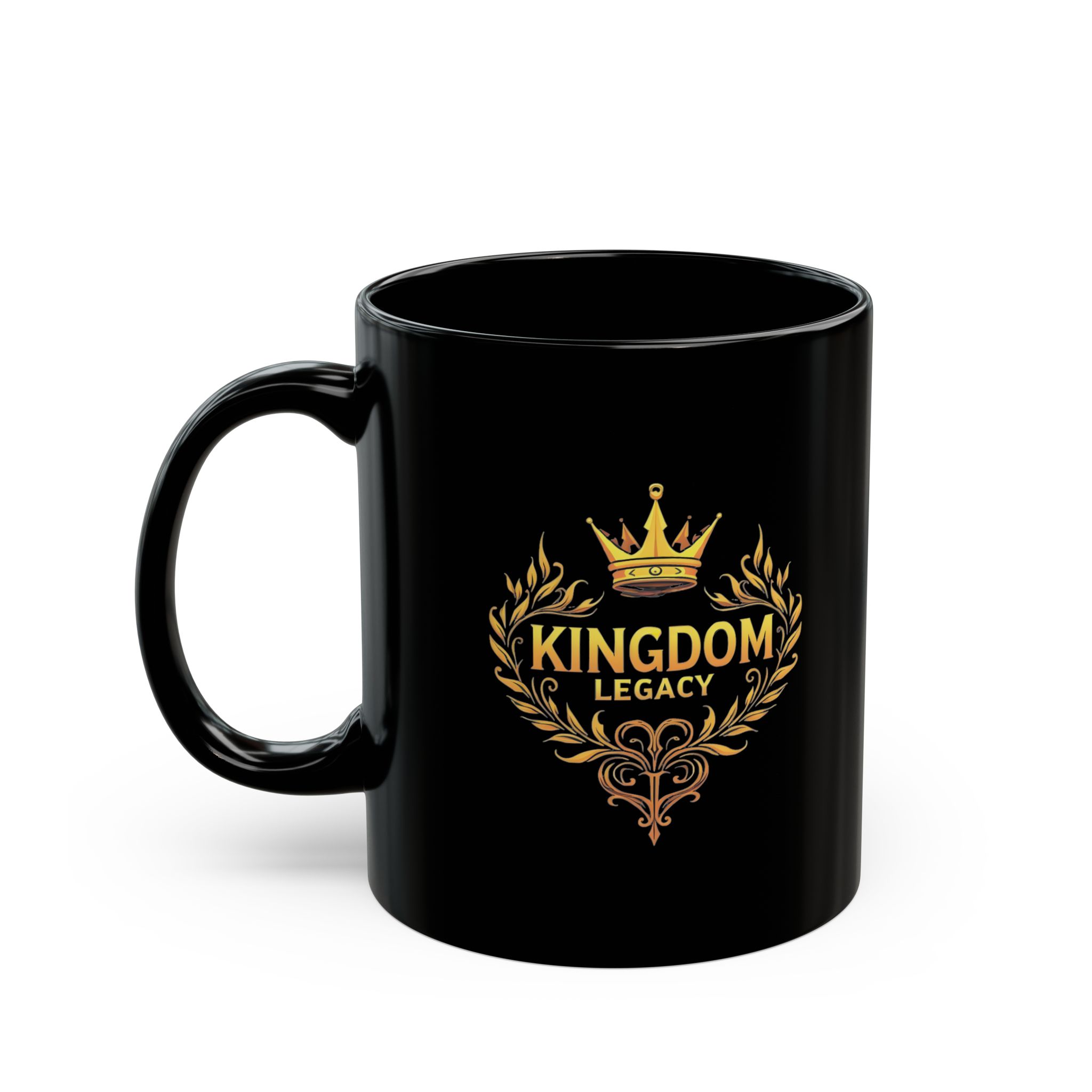 Royal Kingdom Legacy Black Coffee Mug - Unique Gift for Coffee Lovers, Personalized Mug, Tea Mug, Holiday Gift, Home Decor - Image 4
