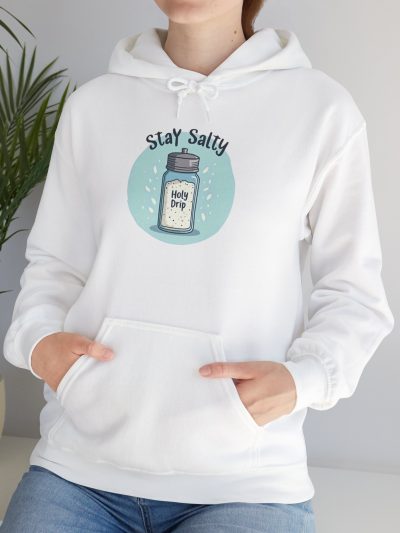 Stay Salty Hoodie - Unisex Heavy Blendâ„¢ Hooded Sweatshirt, Perfect for Beach Lovers, Casual Outings, Gifts, Summer Vibes, Fun Fashion