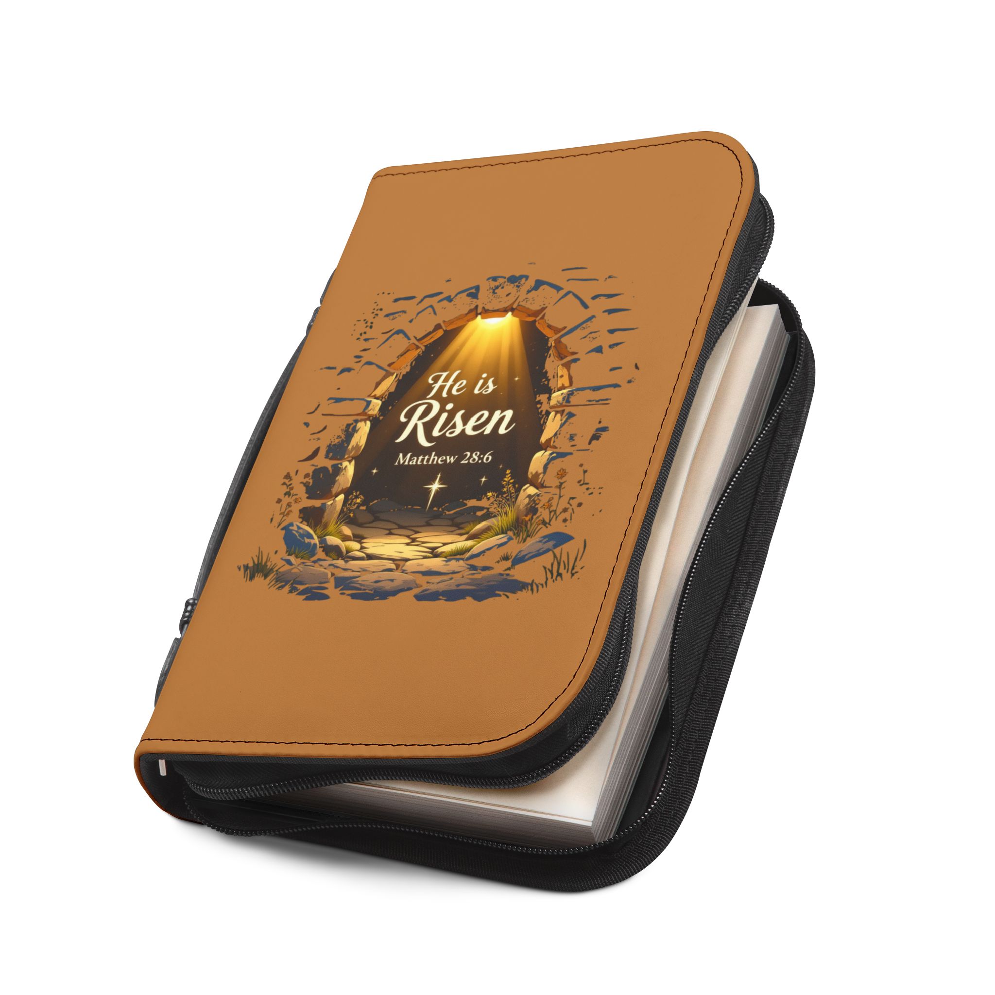 He Is Risen Matthew 28:6 Bible Cover | Easter Resurrection Design - Image 6