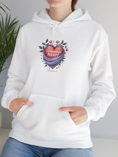 Heart Shaped Cream Puff Illustration Hoodie | Cute Pastel Valentine Sweatshirt