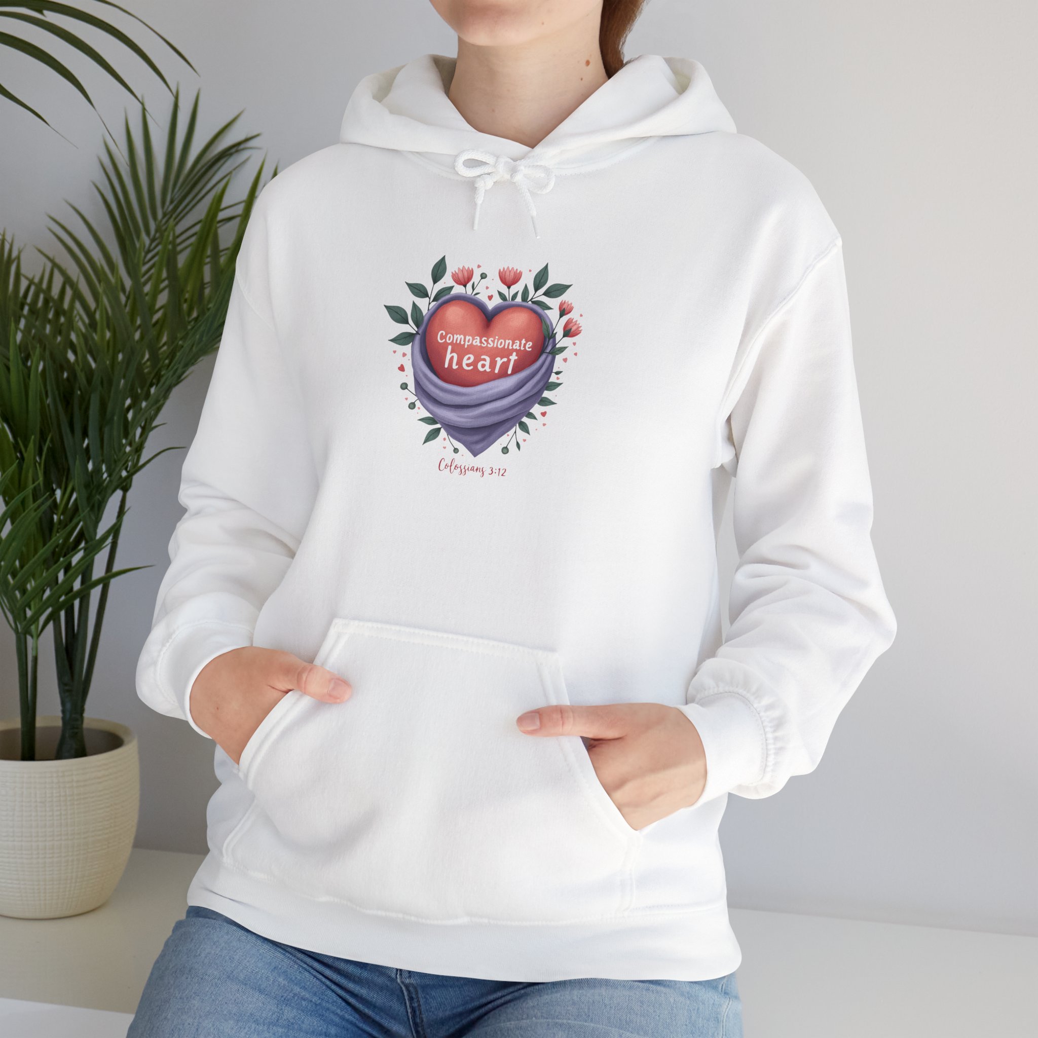 Heart Shaped Cream Puff Illustration Hoodie | Cute Pastel Valentine Sweatshirt
