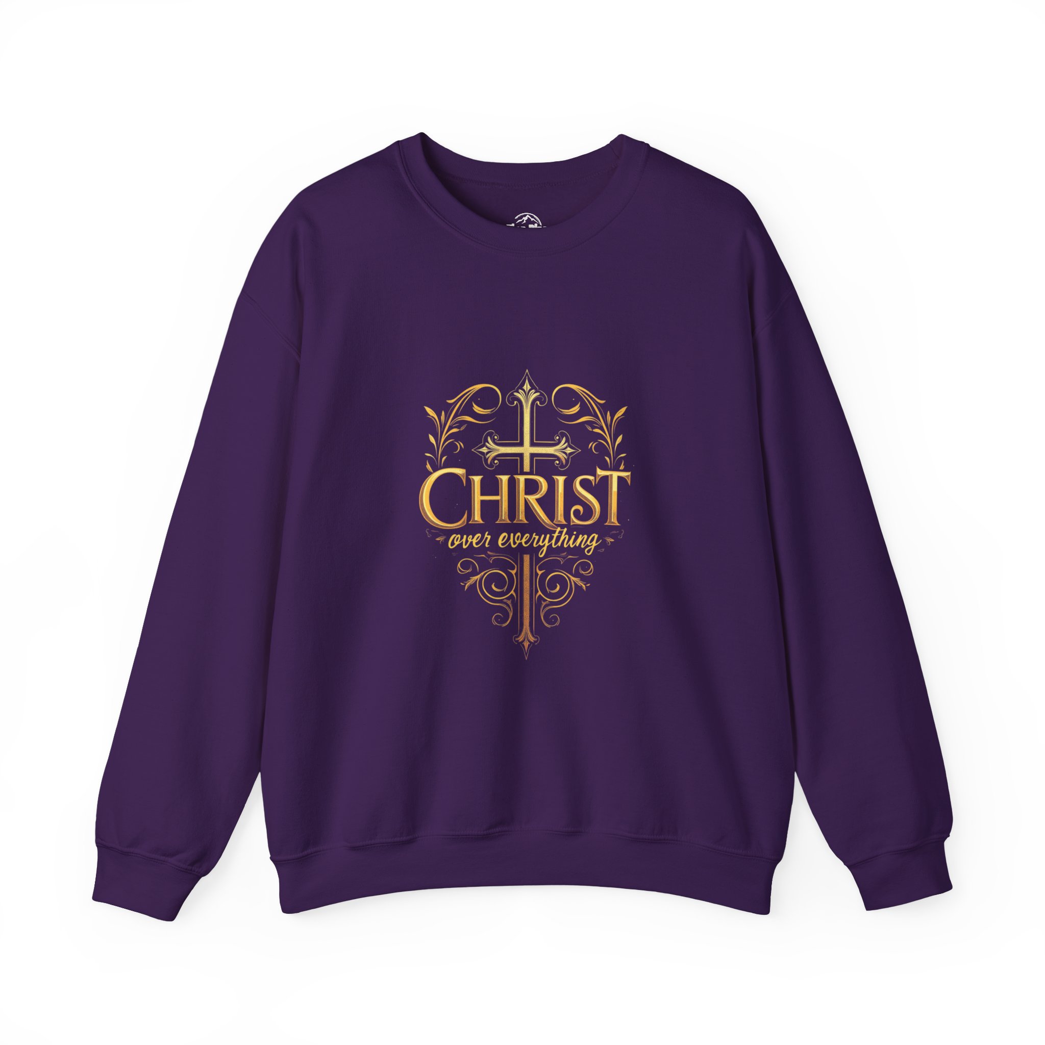 Christ Over Everything Crewneck Sweatshirt - Cozy Christian Apparel for Faith Lovers, Unisex Gift for Holidays, Church Events, Everyday Wear - Image 11