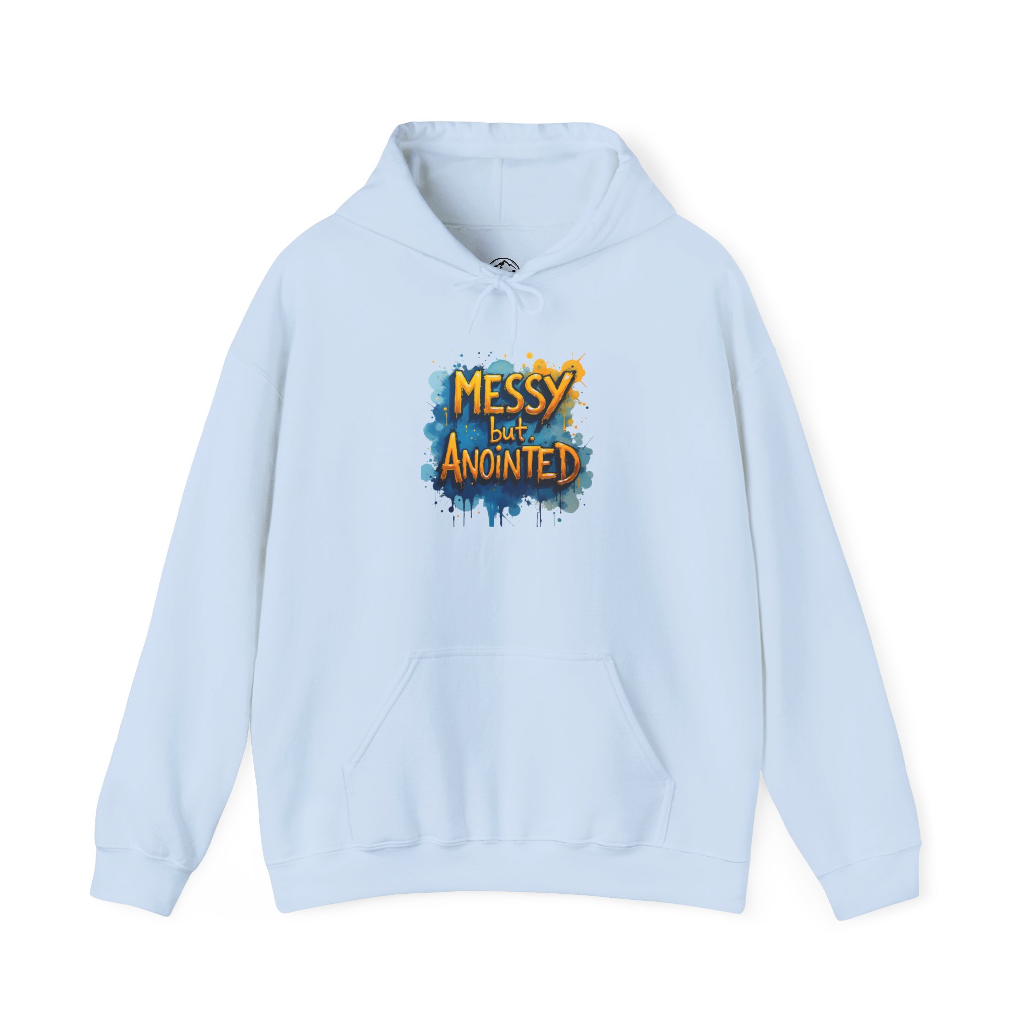 Messy but Anointed Hoodie - Unisex Heavy Blend Sweatshirt, Cozy Gift, Inspirational Apparel, Church Events, Casual Wear - Image 13