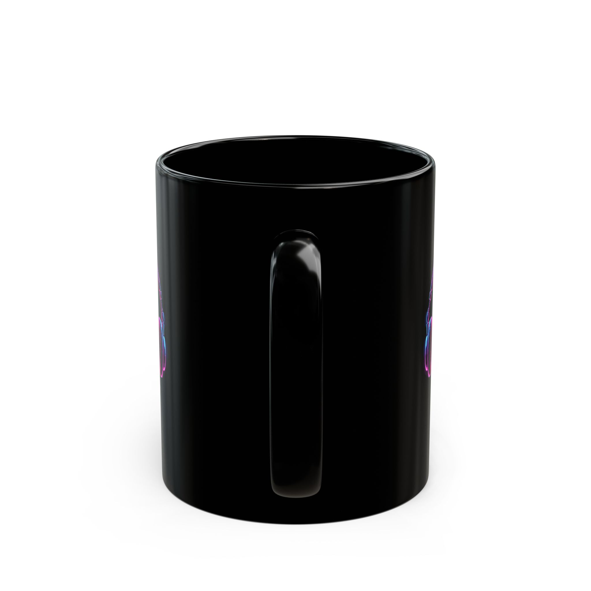 Jesus is the Vibe Mug, Christian Coffee Cup, Inspirational Gift, Prayer Mug, Black Ceramic Drinkware - Image 5