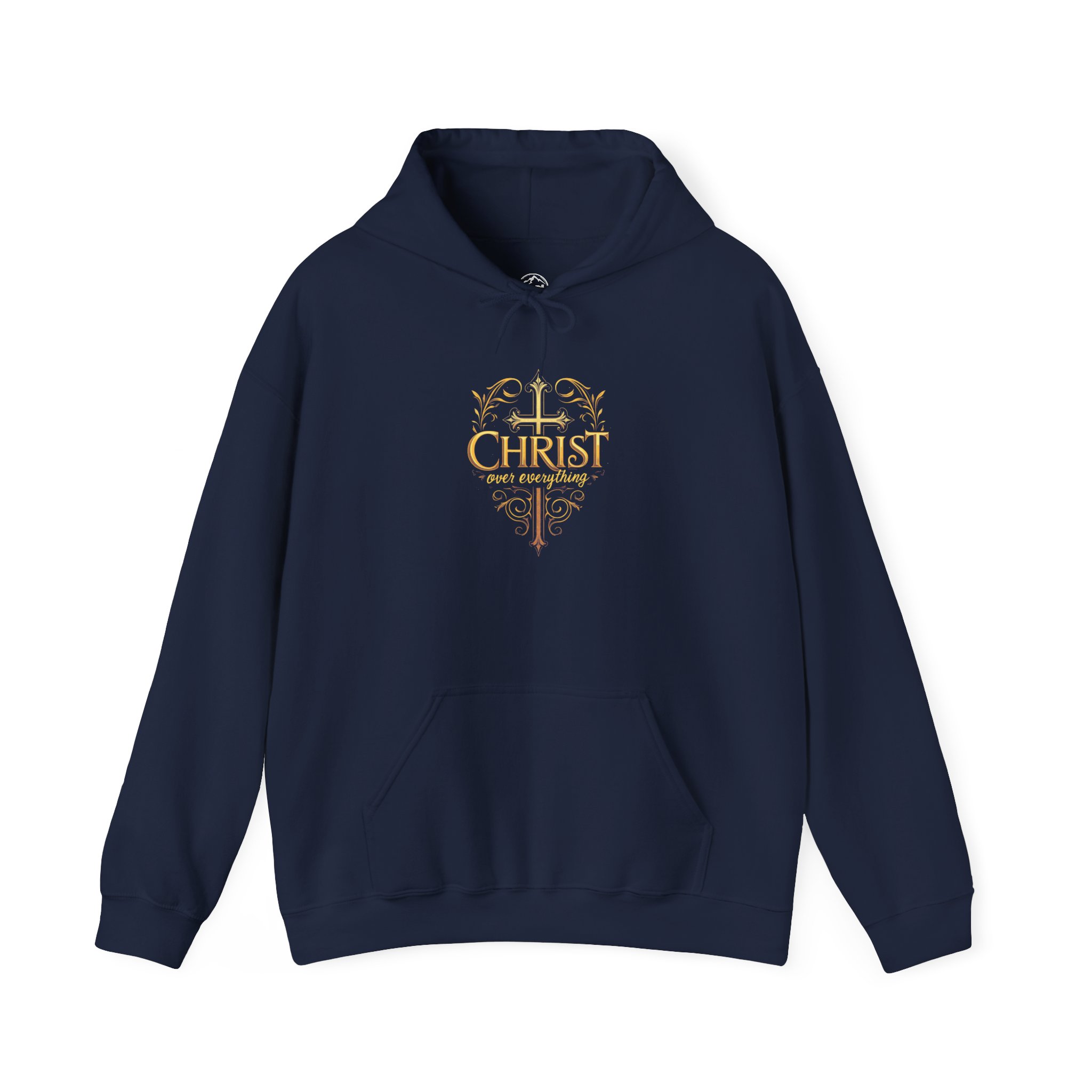 Christ Gold Cross Unisex Hoodie, Christian Sweatshirt Gift, Inspirational Wear, Religious Apparel, Spiritual Fashion - Image 9