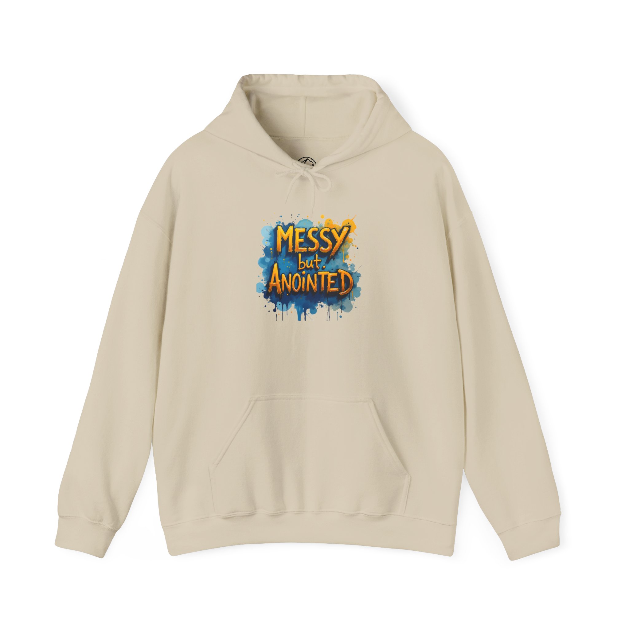 Messy but Anointed Hoodie - Unisex Heavy Blend Sweatshirt, Cozy Gift, Inspirational Apparel, Church Events, Casual Wear - Image 8