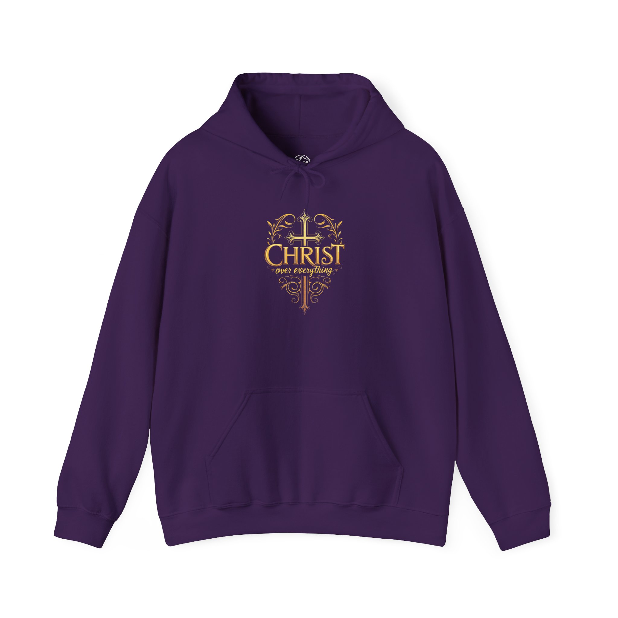 Christ Gold Cross Unisex Hoodie, Christian Sweatshirt Gift, Inspirational Wear, Religious Apparel, Spiritual Fashion - Image 10