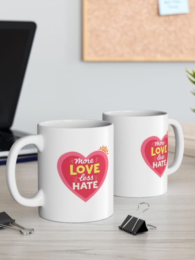 Heartfelt Love Ceramic Mug for Coffee, Tea, or Hot Chocolate | Ideal Gift for Valentine's Day, Anniversaries, and Home Decor