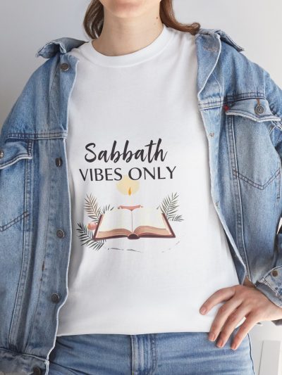Sabbath Vibes Unisex Tee, Relaxed Spiritual Fashion, Gift for Faith, Christian Apparel, Casual Weekend Wear, Church Gathering Shirt