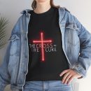 Cross The Cure Unisex Tee, Spiritual T-Shirt, Faith-Based Apparel, Religious Gift, Inspirational Wear, Comfortable Everyday Shirt