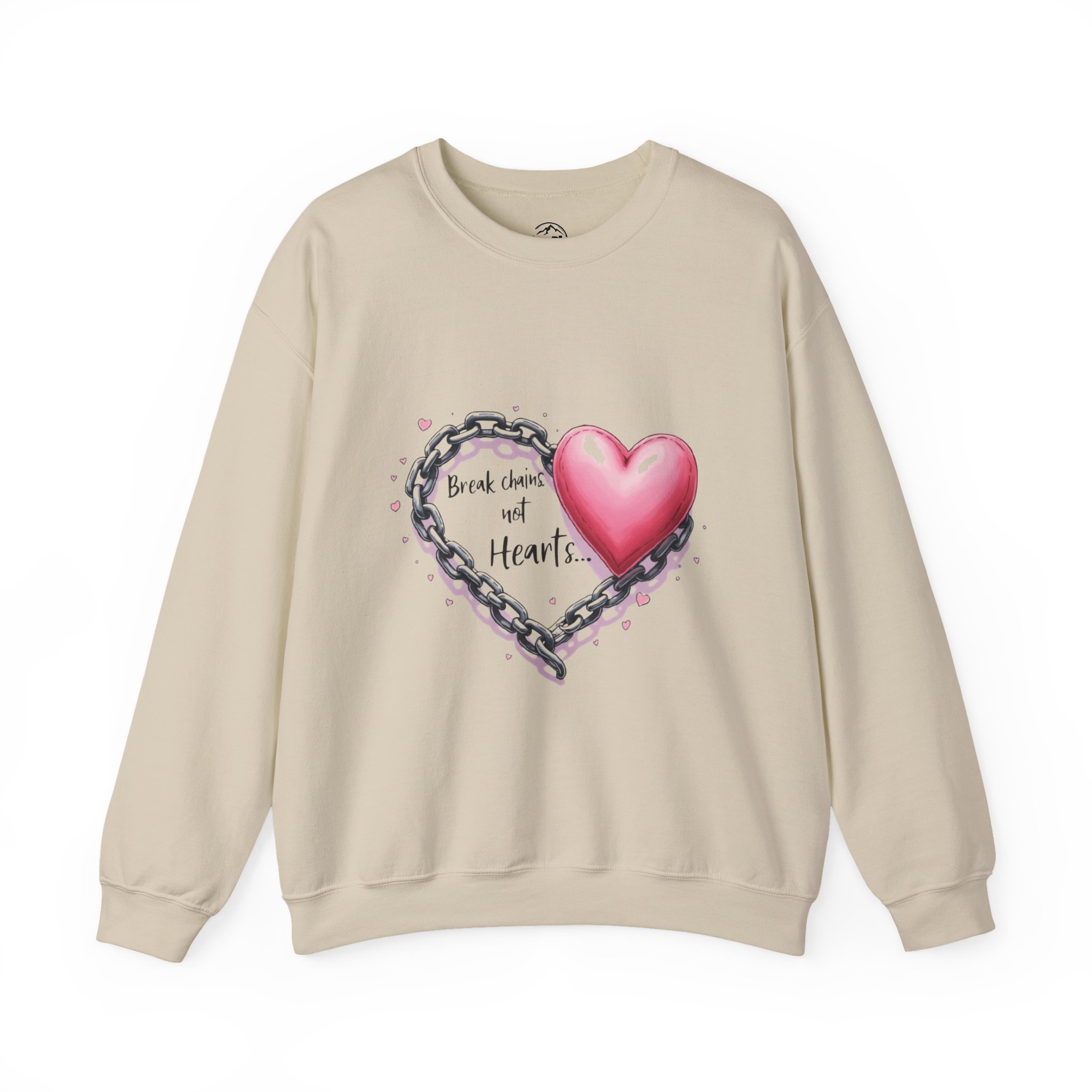 Heartfelt Unisex Sweatshirt - Break Hearts, Cozy Gift, Casual Wear, Love-Inspired Apparel - Image 6