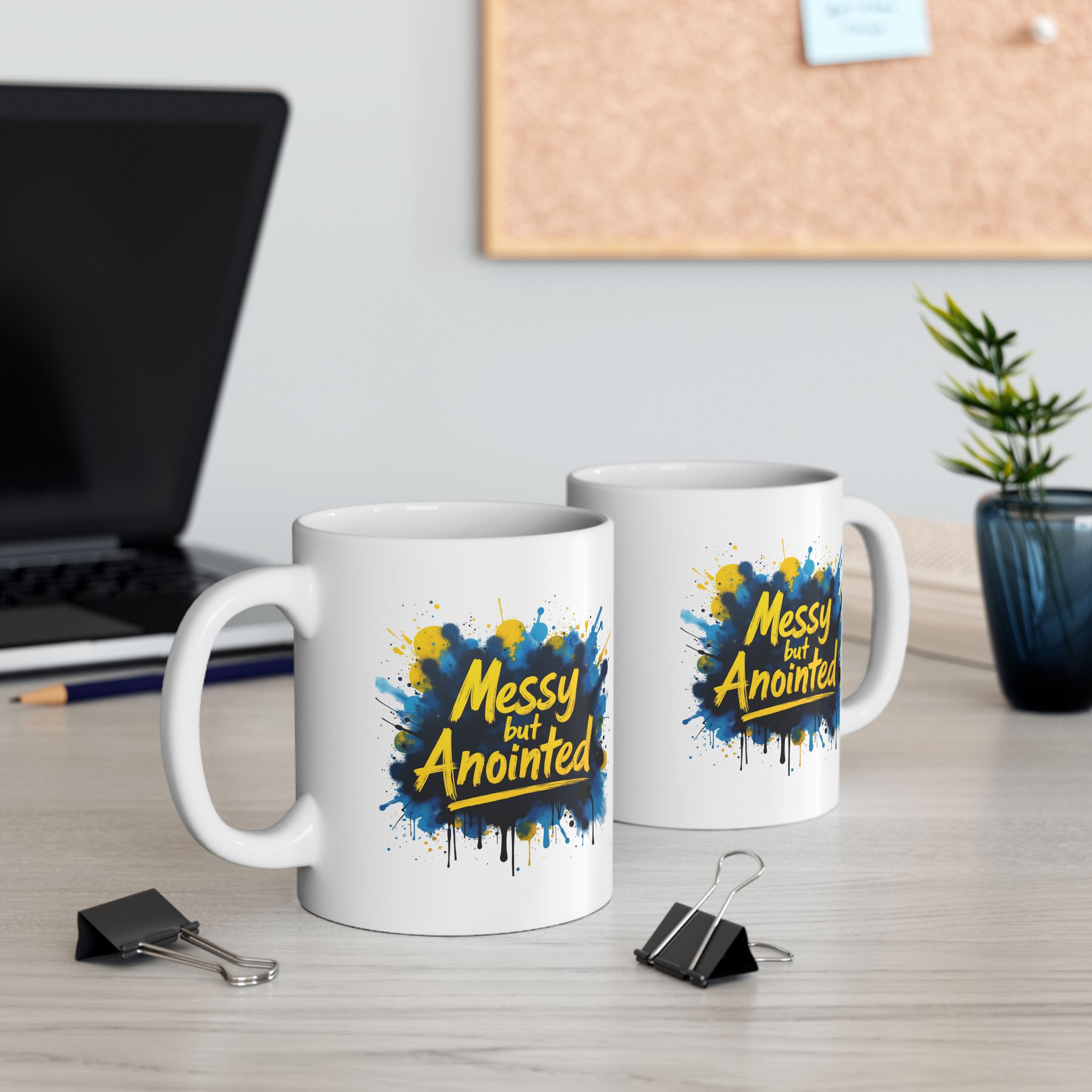 Vibrant Art Inspirational Ceramic Mug - Motivational Gift, Coffee Lover Mug, Colorful Artwork, Unique Present, Birthday Mug