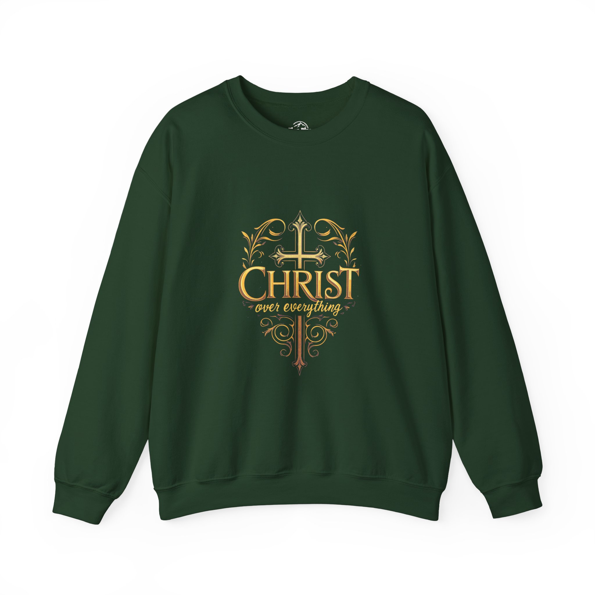 Christ Over Everything Crewneck Sweatshirt - Cozy Christian Apparel for Faith Lovers, Unisex Gift for Holidays, Church Events, Everyday Wear - Image 8