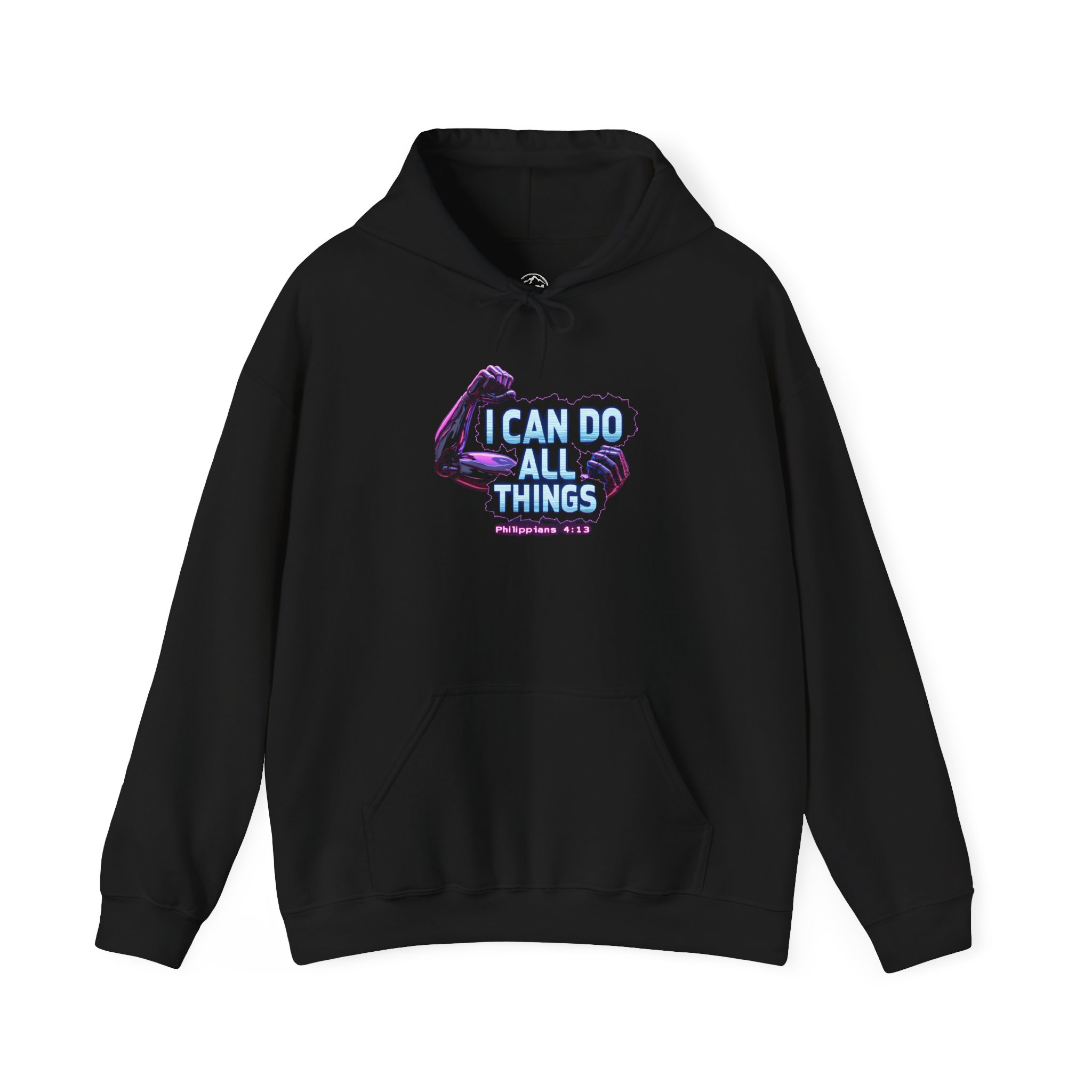 I Can Do All Things hoodie | Inspirational Scripture Romans 8:31 sweatshirt - Image 3