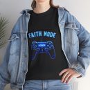 Faith Mode Unisex Tee, Gamer Shirt, Video Game Tee, Casual Wear, Gift for Gamers, Birthday Present