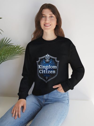 Kingdom Citizen Sweatshirt - Unisex Heavy Blend™ Crewneck, Cozy Layer for Gamers, Perfect Gift for Birthdays, Casual Wear, Fantasy Apparel