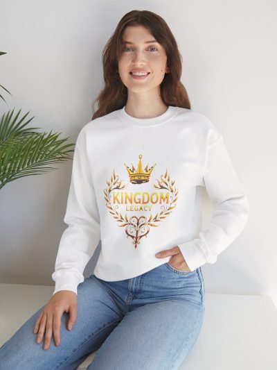 Kingdom Legacy Sweatshirt, Comfort Crewneck Pullover, Unisex Heritage Apparel, Cozy Gift for Royals, Perfect for Celebrations