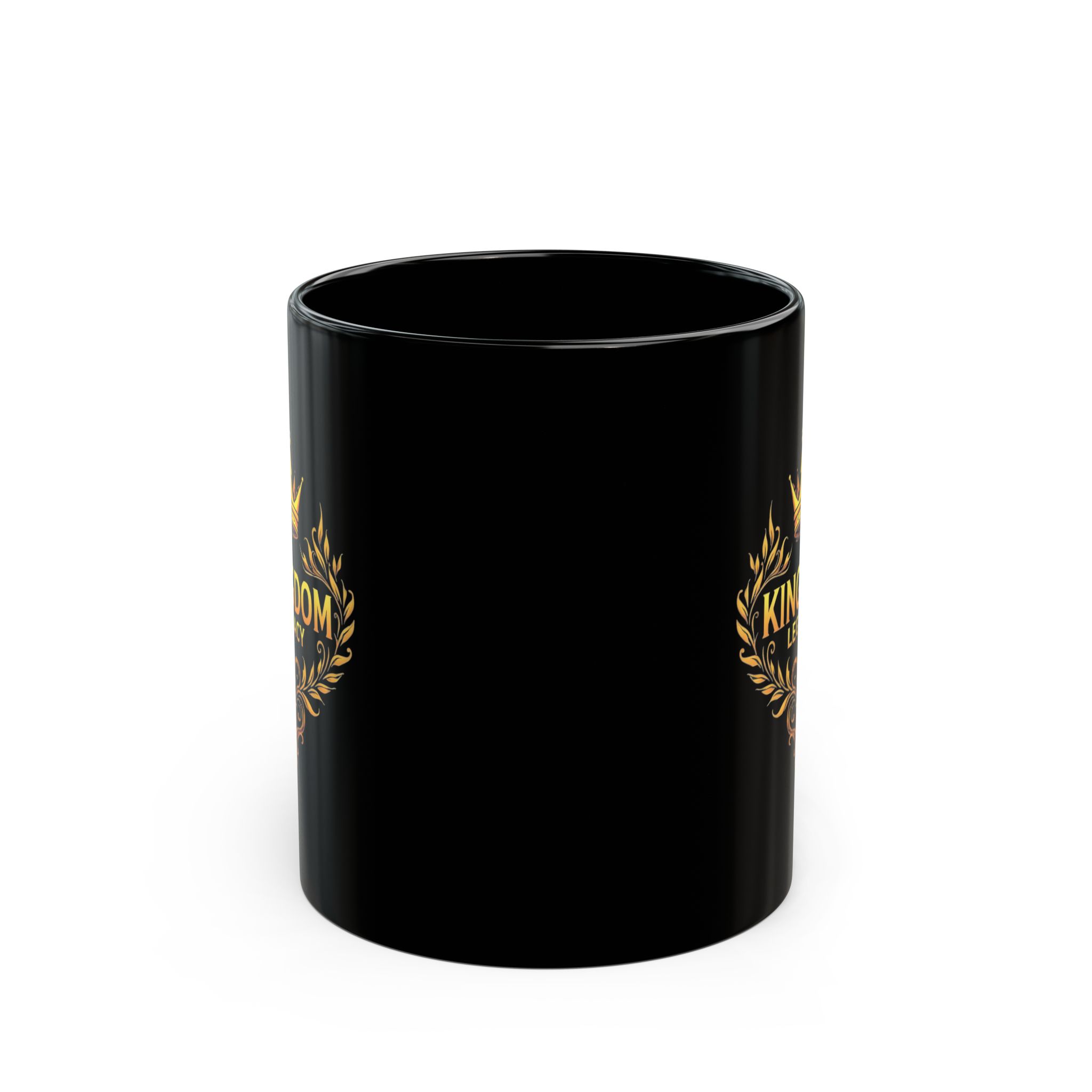 Royal Kingdom Legacy Black Coffee Mug - Unique Gift for Coffee Lovers, Personalized Mug, Tea Mug, Holiday Gift, Home Decor - Image 2