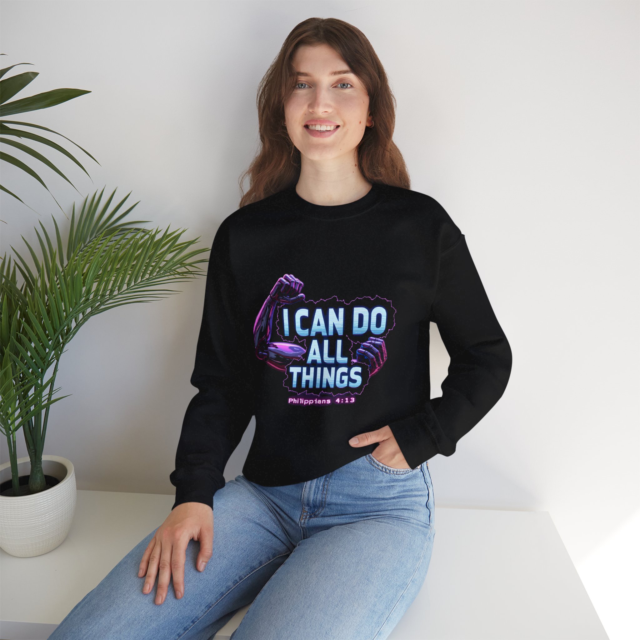 I Can Do All Things scripture crewneck | Philippians 4:13 sweatshirt