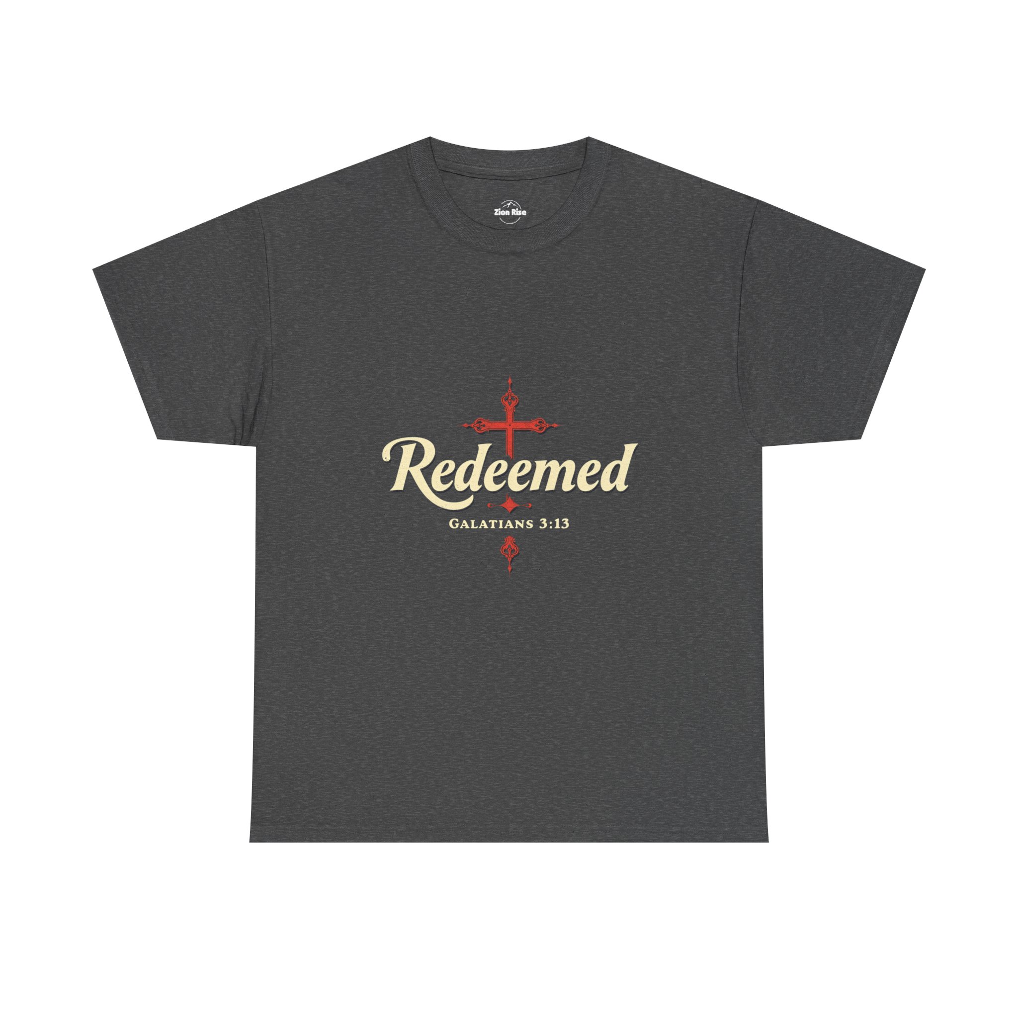 Christian, Faith Inspired, Redeemed, Unisex Heavy Cotton Tee - Image 7