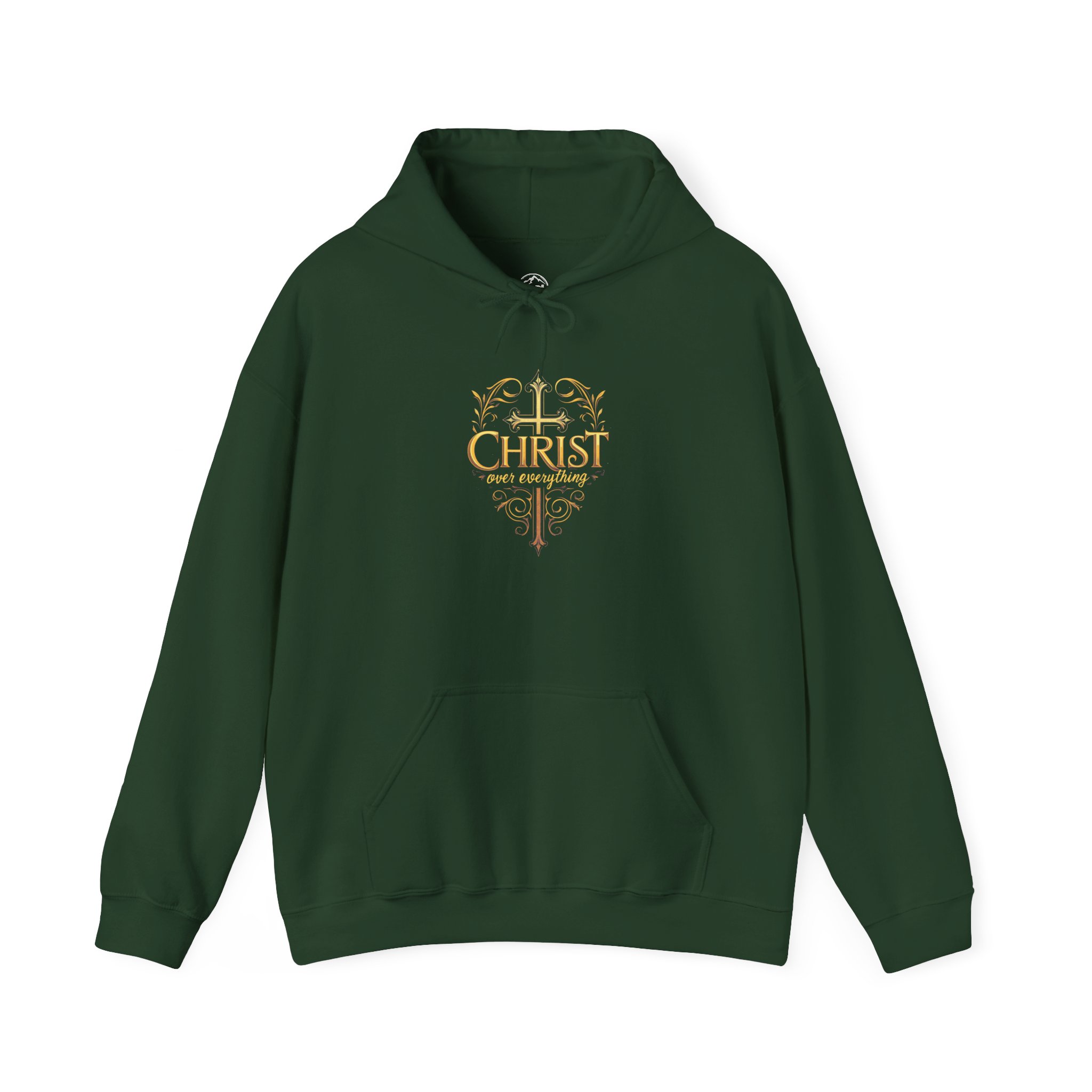 Christ Gold Cross Unisex Hoodie, Christian Sweatshirt Gift, Inspirational Wear, Religious Apparel, Spiritual Fashion - Image 8