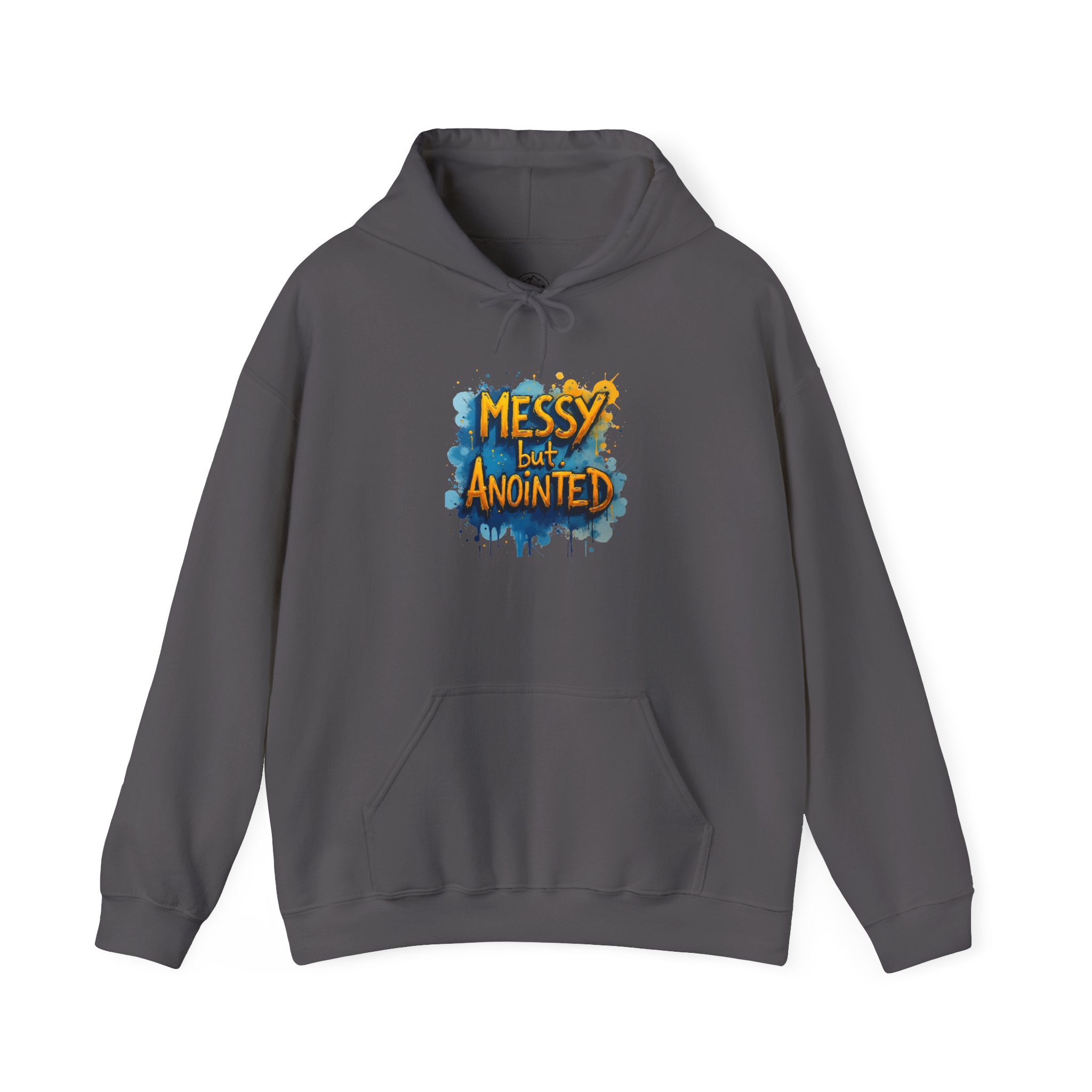 Messy but Anointed Hoodie - Unisex Heavy Blend Sweatshirt, Cozy Gift, Inspirational Apparel, Church Events, Casual Wear - Image 15