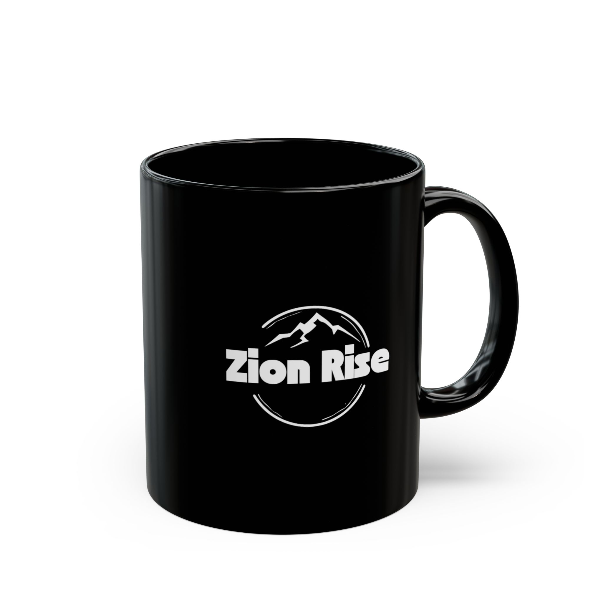 Zion Rise Black Coffee Mug — Mountain Logo Ceramic Mug (11oz & 15oz) - Image 6