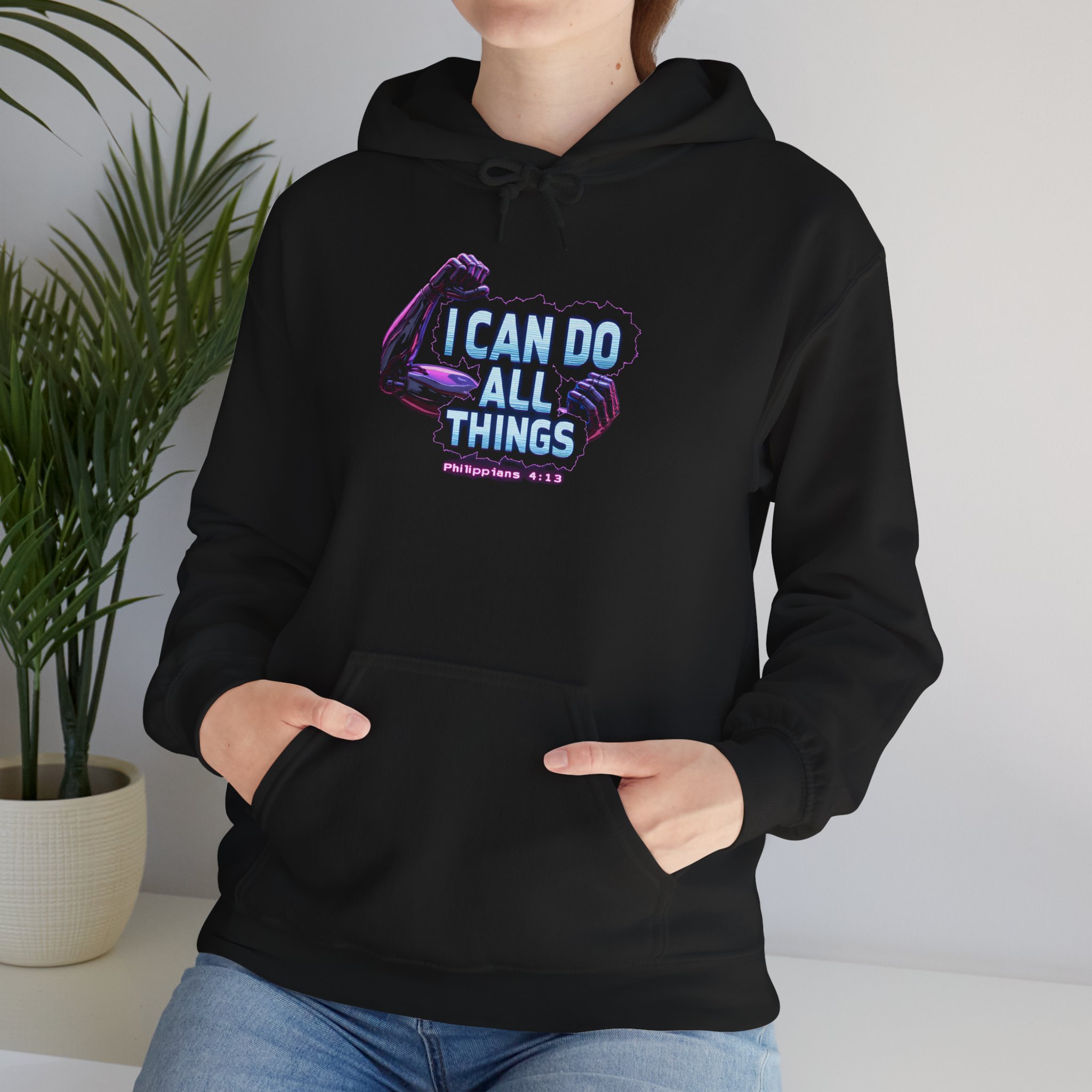 I Can Do All Things hoodie | Inspirational Scripture Romans 8:31 sweatshirt
