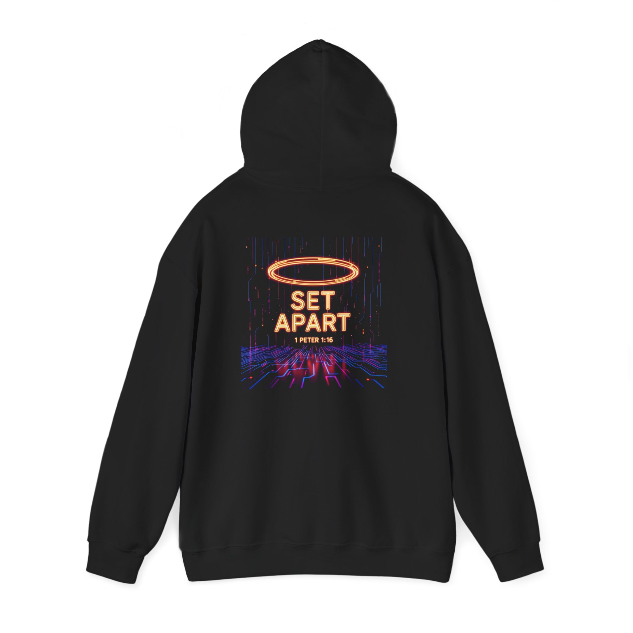 Set Apart Heavy Blend Hoodie, Unisex Graphic Sweatshirt, Casual Streetwear, Inspirational Gift, Trendy Layering Piece - Image 3