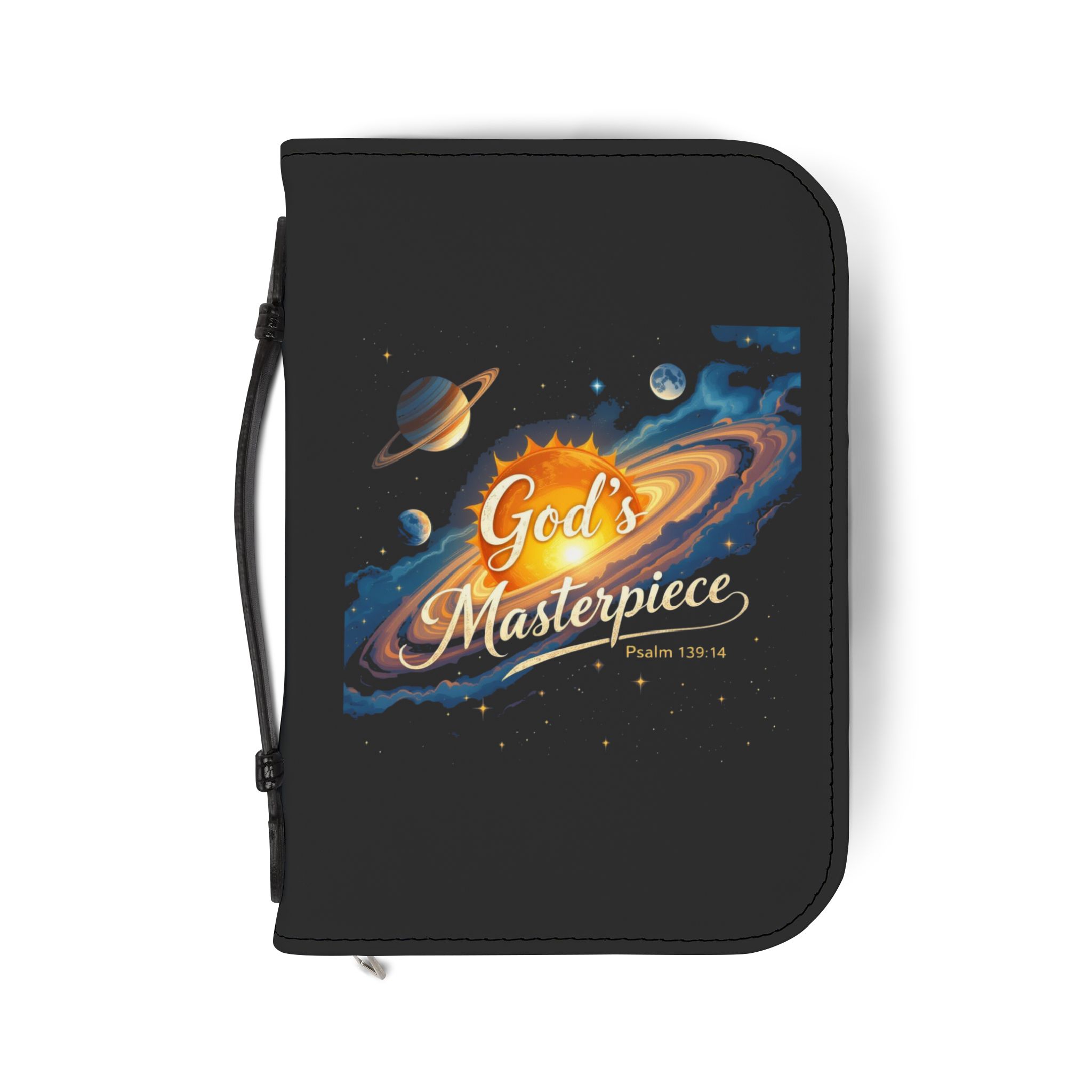 God's Masterpiece Bible Cover | Psalm 19:1 Space Galaxy Design - Image 2