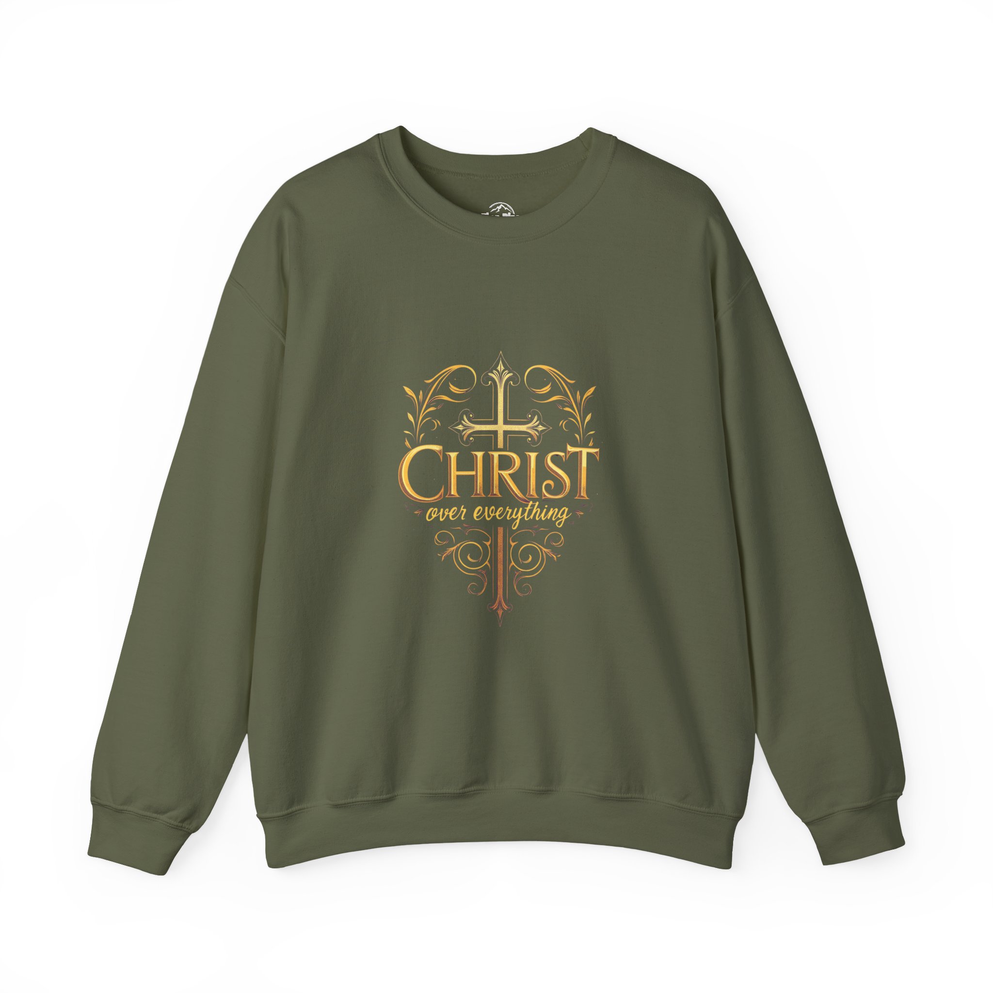 Christ Over Everything Crewneck Sweatshirt - Cozy Christian Apparel for Faith Lovers, Unisex Gift for Holidays, Church Events, Everyday Wear - Image 7