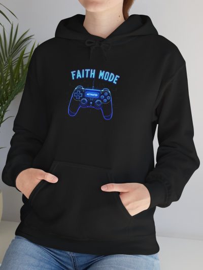 Faith Mode Gaming Hoodie, Cozy Gaming Sweatshirt, Unisex Pullover for Gamers, Perfect Gift for Holidays, Chill Gaming Sessions, Casual [...]
