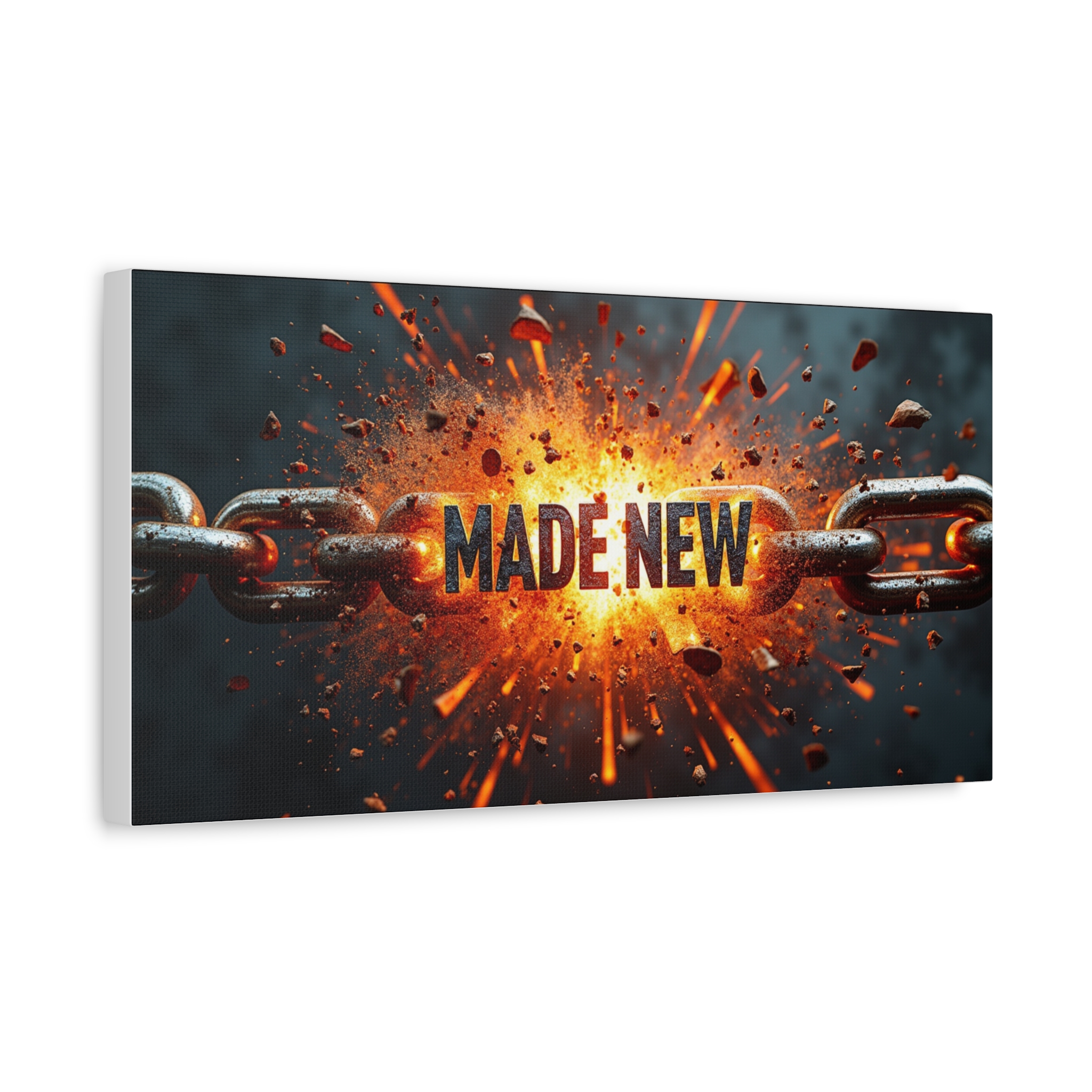 Made New Canvas Wall Art — Explosive Inspirational Typography - Image 3