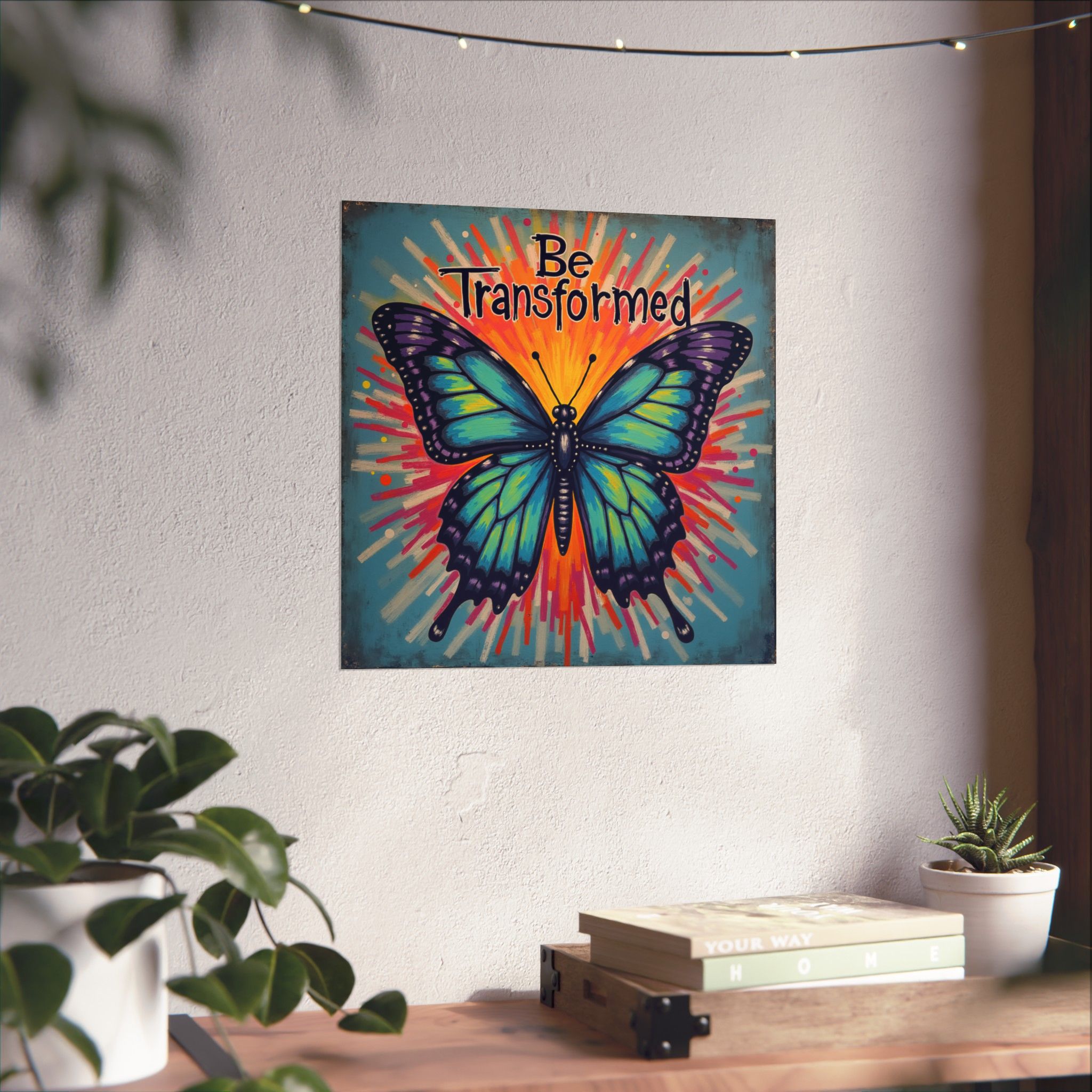 Be Transformed Butterfly Poster | Matte Vertical Wall Art - Image 6