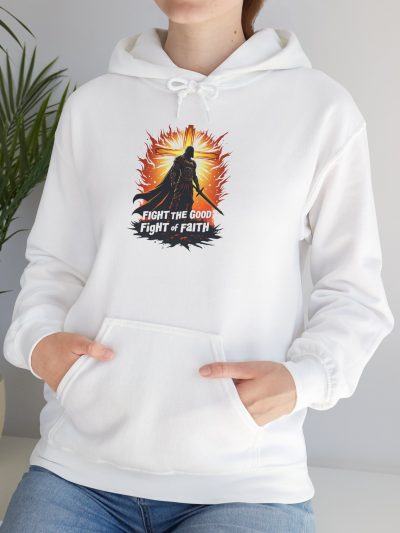 Inspirational Hooded Sweatshirt, Fight the Good Fight Sweatshirt, Motivational Hoodie, Unisex Sweatshirt, Casual Wear, Gift for Him, [...]