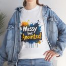 Messy but Anointed Heavy Cotton Tee - Perfect Gift for Faith & Creativity, Casual Wear, Church Events, Inspirational Fashion, Everyday [...]