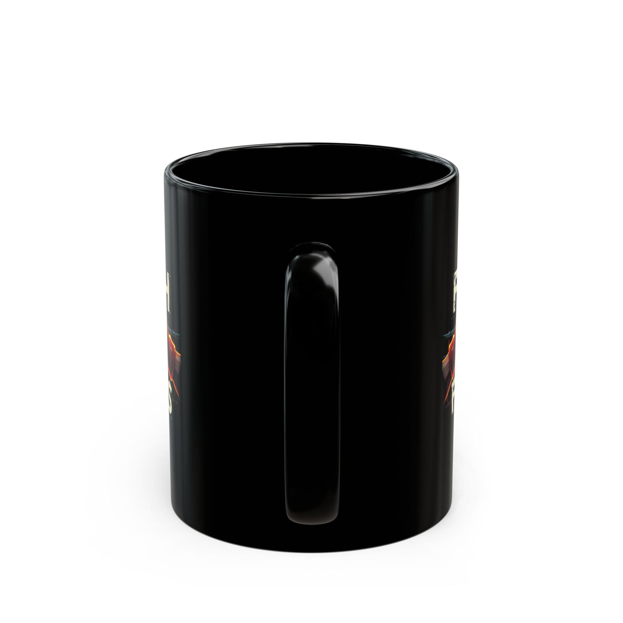 Inspirational Black Mug - 'Faith Fights' Design, Perfect for Coffee Lovers, Gifts, Encouragement, Motivational - Image 5
