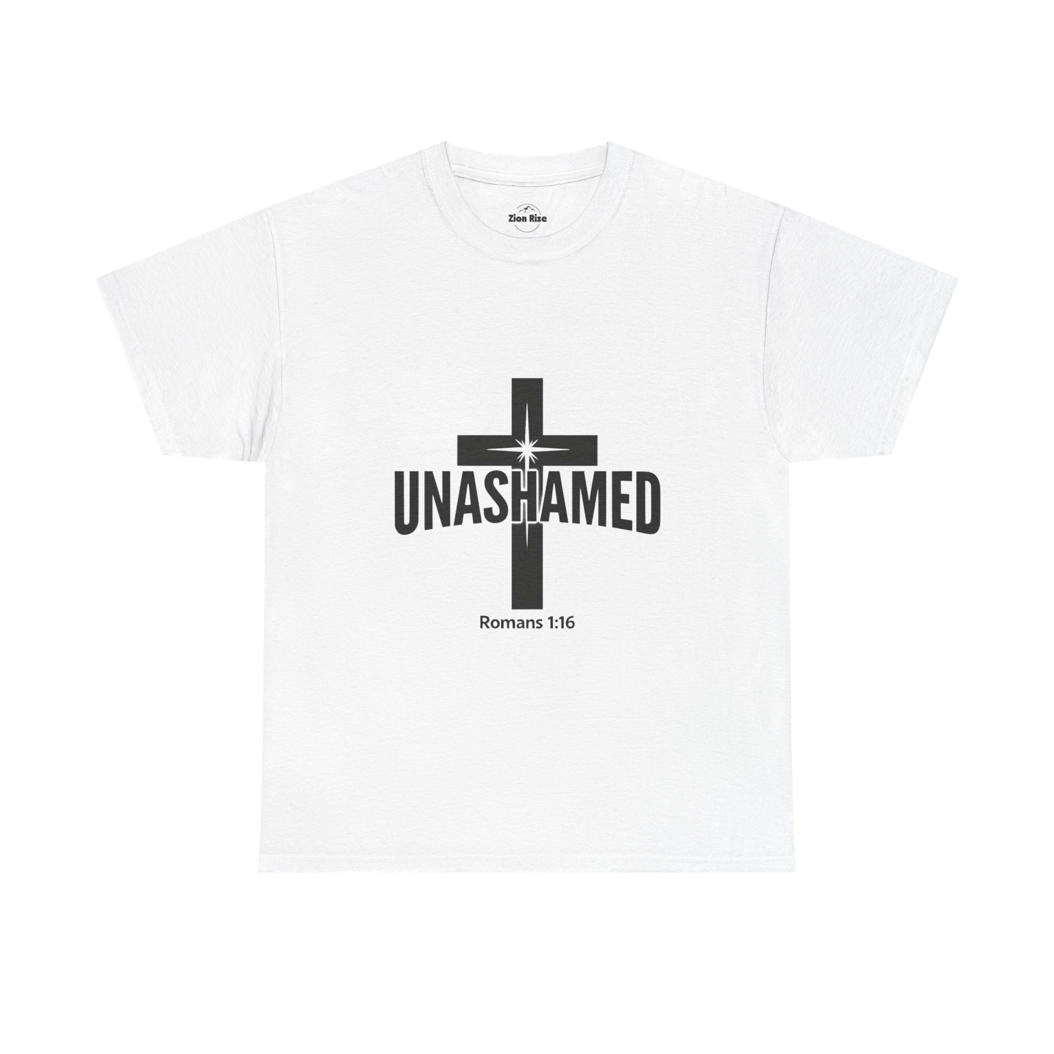 Faith Inspired, Unashamed, Unisex Heavy Cotton Tee - Image 3