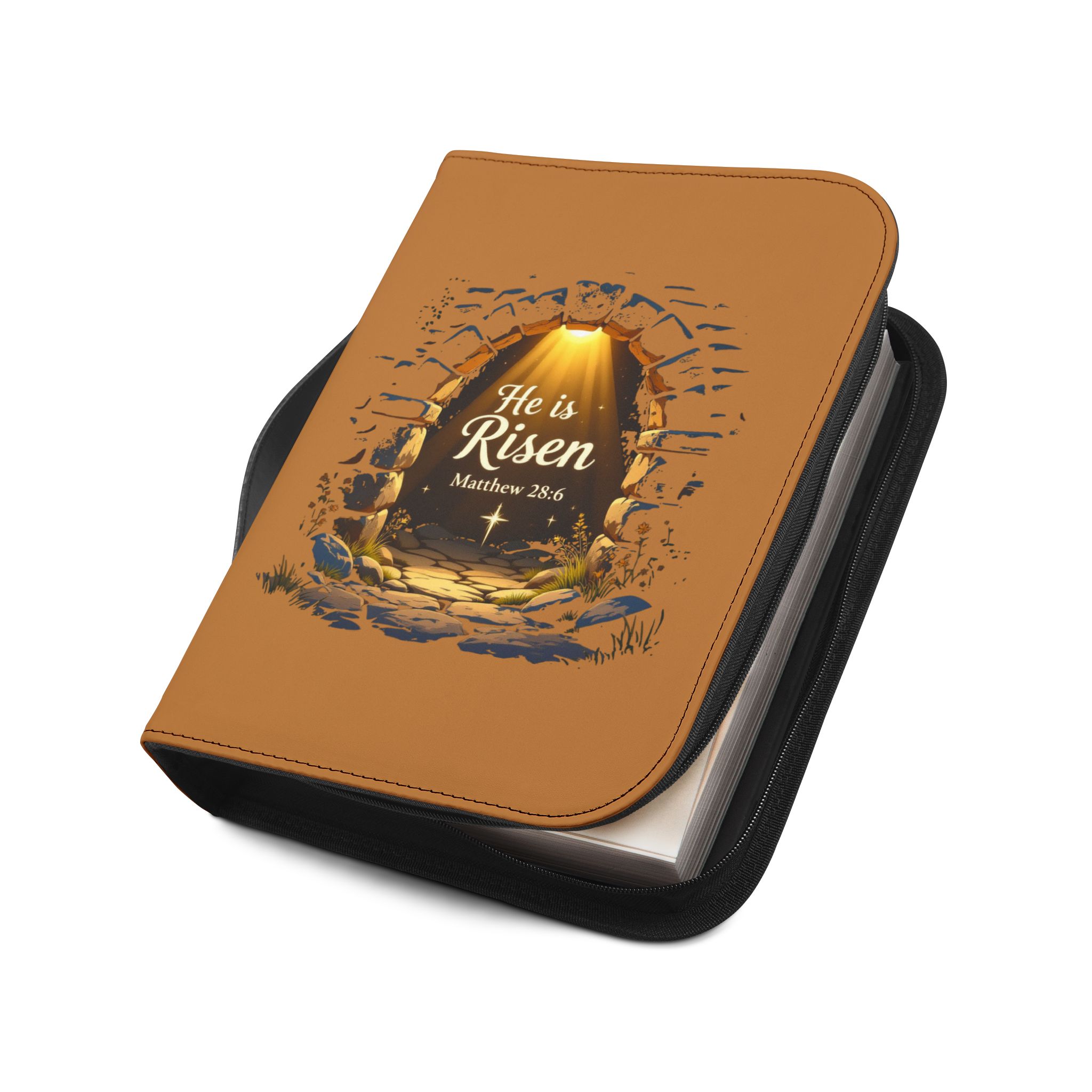 He Is Risen Matthew 28:6 Bible Cover | Easter Resurrection Design - Image 8