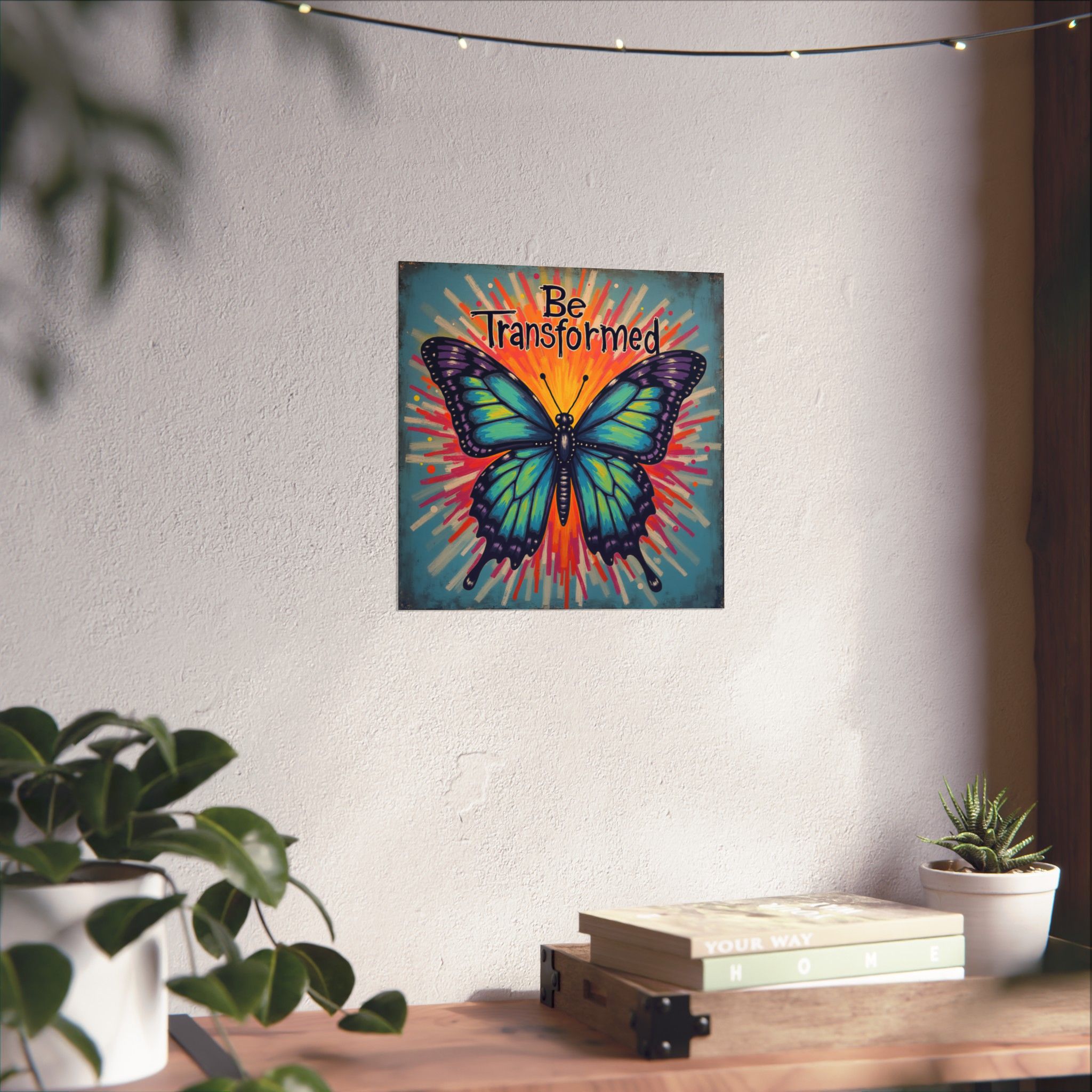Be Transformed Butterfly Poster | Matte Vertical Wall Art - Image 4