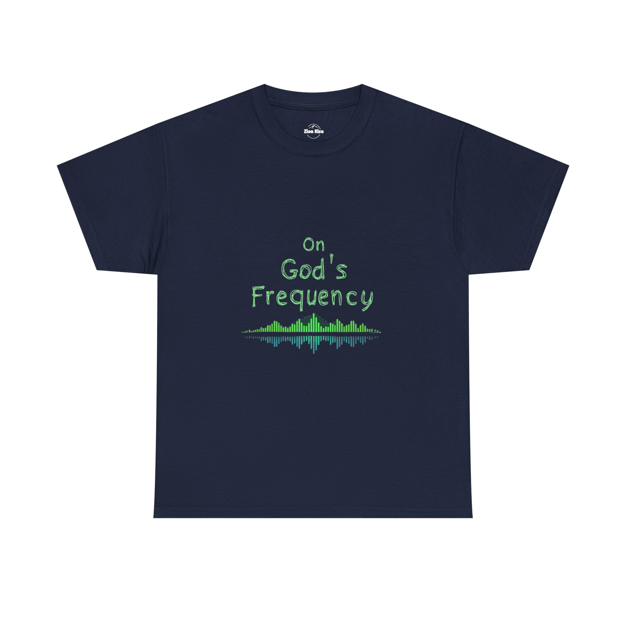 On God's Frequency Unisex Heavy Cotton Tee | Spiritual Shirts, Gift for Believers, Christian Apparel, Faith-Based Clothing - Image 6