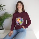 Shine Bright rainbow lightbulb Crewneck Sweatshirt | Unisex inspirational graphic